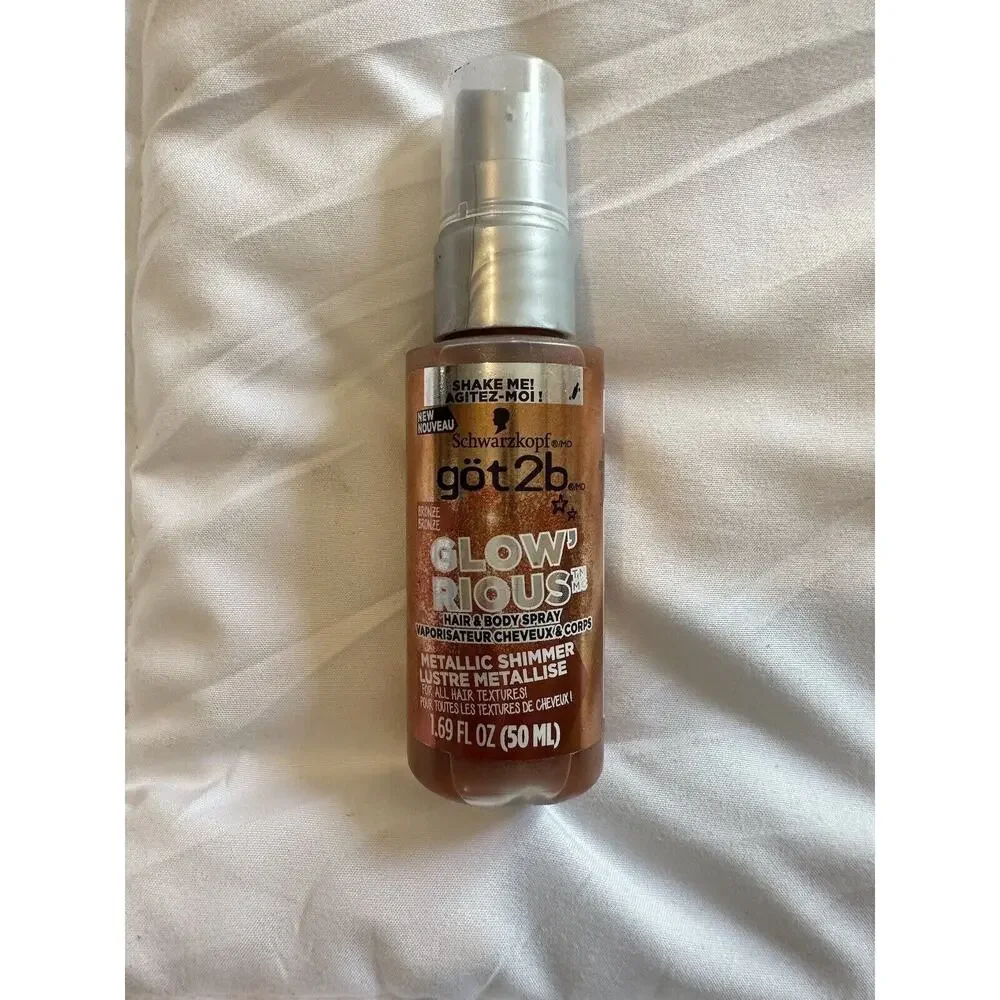 got2b GLOW'RIOUS Metallic Shimmer Hair Glitter & Body Glitter Duel Spray 5 Pk